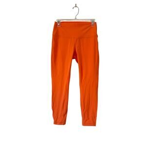 Lululemon Wunder Under High-Rise Tight 25" Leggings Orange Soda Women's Sz 8